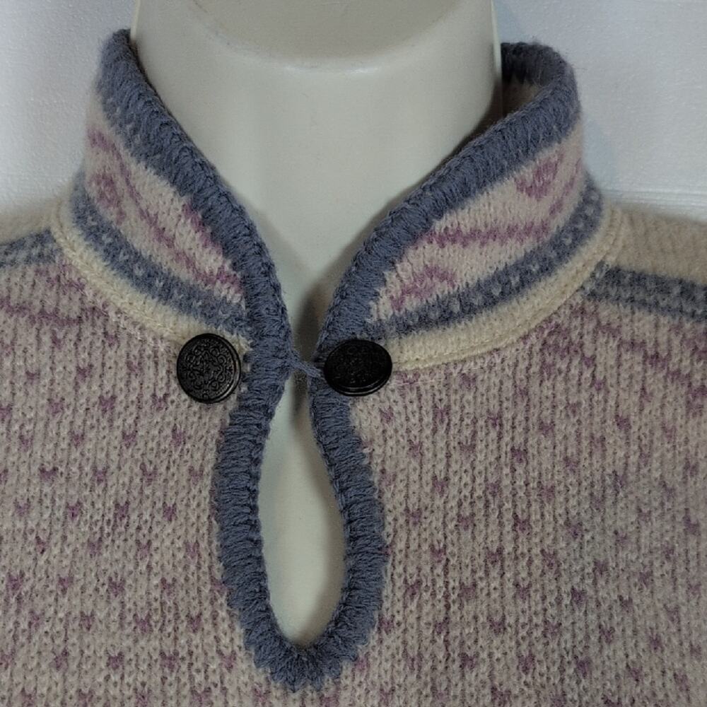 Eddie Bauer 100% Pure Wool Vintage Pull Over Sweater - Picture 2 of 8